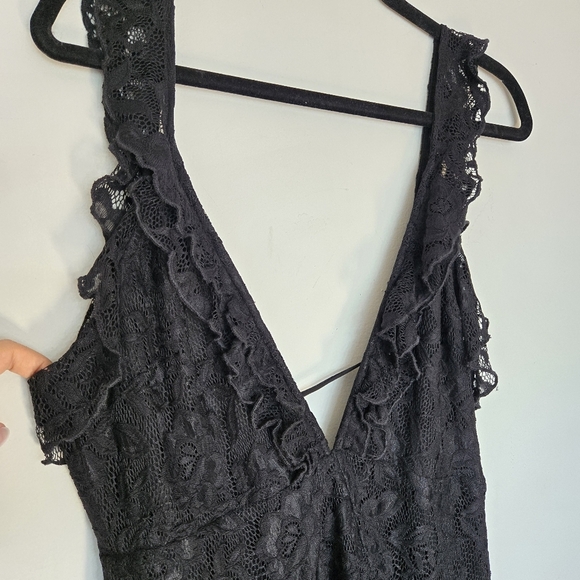 UO Lioness Love You And Leave You Lace Mini Dress Women M Whimsigoth Fairygrunge - Picture 4 of 16